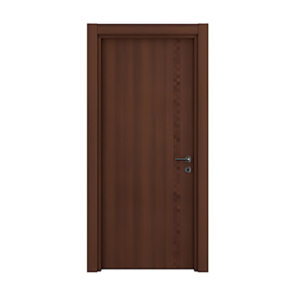 PORTE DE COMMUNICATION INTERIEUR KOYU TEAK 87*204*22-28-GARNITURE INCLUE DROITE