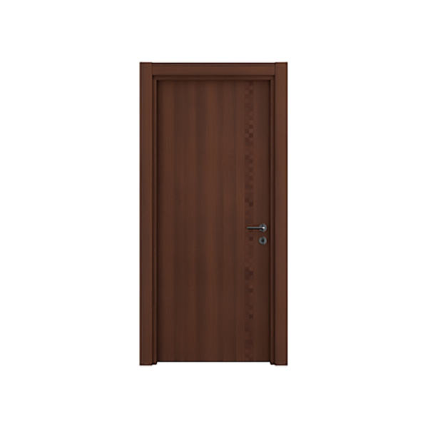 PORTE DE COMMUNICATION INTERIEUR KOYU TEAK 87*204*22-28-GARNITURE INCLUE GAUCHE