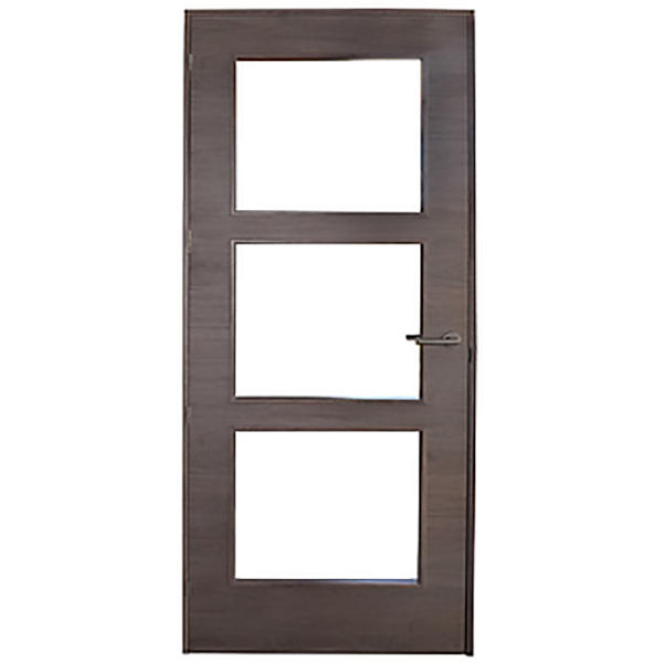 PORTE MELAMINE GRIS SMOKE 2030*825*35 DROITE