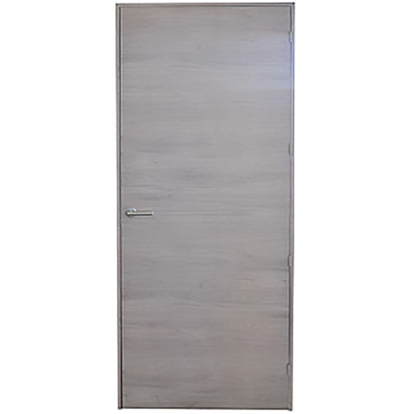PORTE MELAMINE GRIS SMOKE OSLO 2030*825*35 GAUCHE