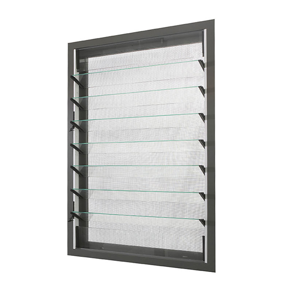 JALOUSIES ALUMINIUM BLANC EN VERRE IMPRIME, MOUSTIQUAIRE OFFERTE 800 X 800