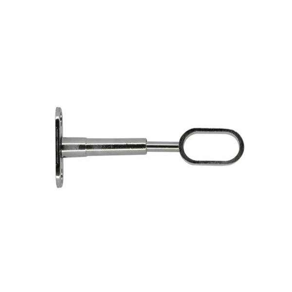 TRINGLE OVALE CHROME L555MM+ SUPPORTS POUR DRESSING