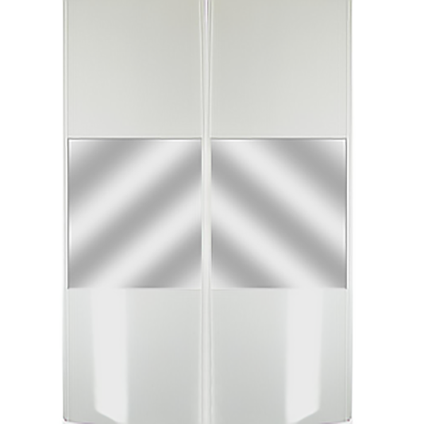 PACK 2 VANTAUX FRENE + MIROIR POUR DRESSING 2500X1200