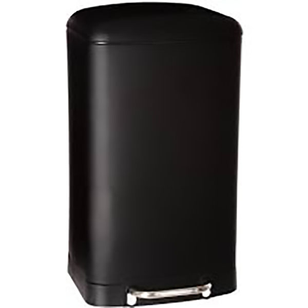 POUBELLE METAL 30L ARIANE NOIR