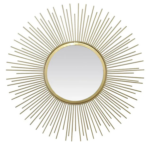 MIROIR ROND DIAM 50CM SOLEIL