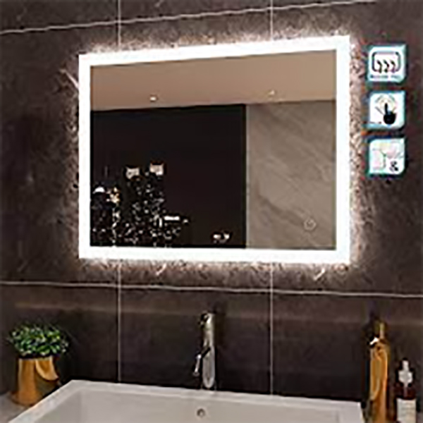 MIROIR LUMINEUX SALLE DE BAINS 90X70