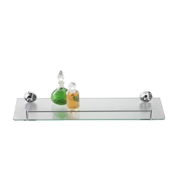 TABLETTE EN VERRE POUR RANGEMENT LAVABO h15,6*L60*P40