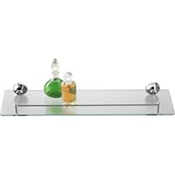 TABLETTE EN VERRE POUR RANGEMENT LAVABO 15.6X50X40