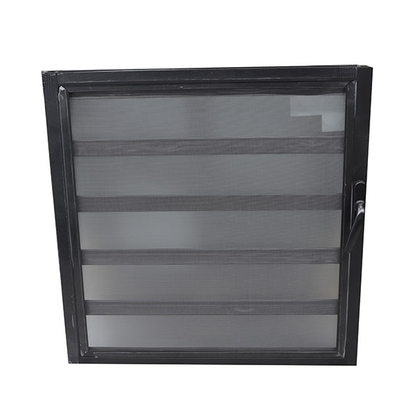 JALOUSIES ALUMINIUM EN VERRE IMPRIME, MOUSTIQUAIRE OFFERTE 800 X 800 GRIS ANTHRACITE