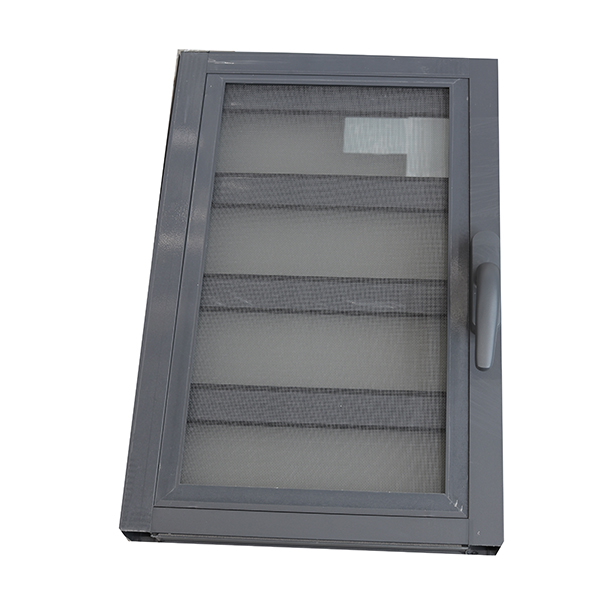 JALOUSIES ALUMINIUM EN VERRE IMPRIME, MOUSTIQUAIRE OFFERTE 400 X 600 GRIS ANTHRACITE