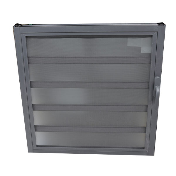 JALOUSIES ALUMINIUM EN VERRE IMPRIME, MOUSTIQUAIRE OFFERTE 800 X 800 NOIR