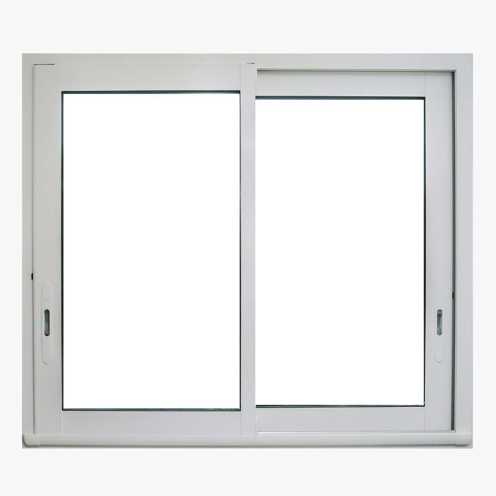 COULISSANT ALUMINIUM SIMPLE VITRAGE 2000 X 2190 BLANC