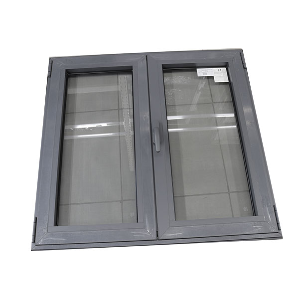 OUVRANT À LA FRANÇAISE ALUMINIUM SIMPLE VITRAGE, MOUSTIQUAIRE OFFERTE 1000 X 970 GRIS ANTHRACITE