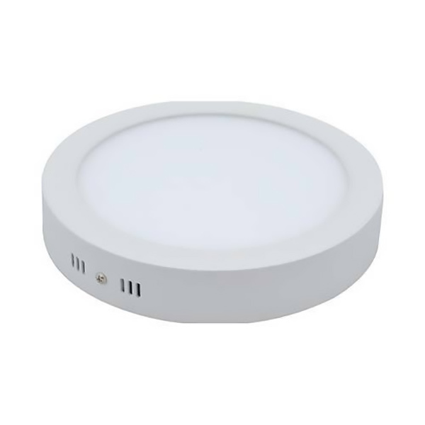 LED SURFACE PANEL LIGHT - ROUND 60LM/W 6500K, MATERIAL: ALU.+ PS, INPUT VOLTAGE：100-265V