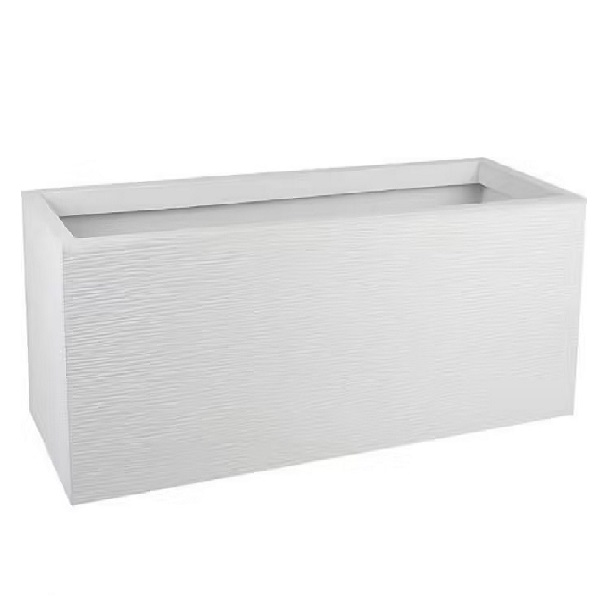 JARDINIERE GRAPHIT UP BLANC CERUSE
