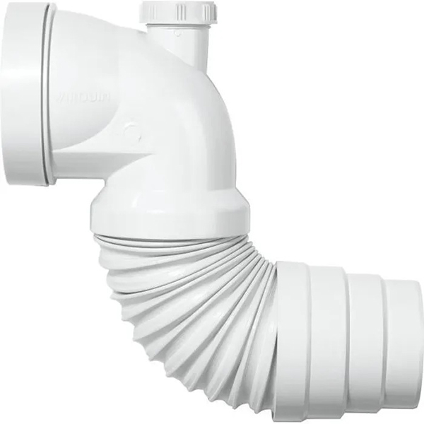 PIPE COUDE EXTENSIBLE AVEC PIQUAGE