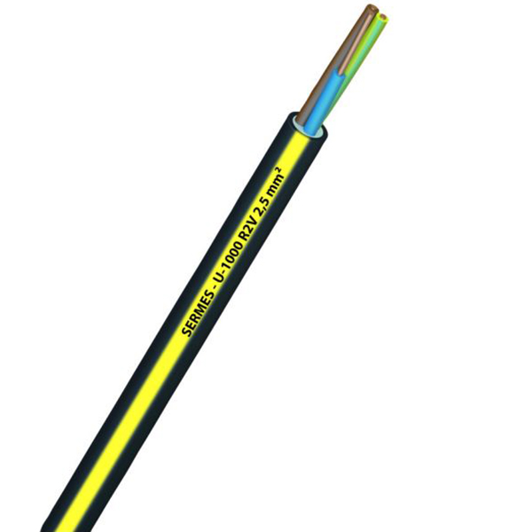 CABLE INDUSTRIEL RIGIDE U1000 R2V 3G2,5MM2 ML