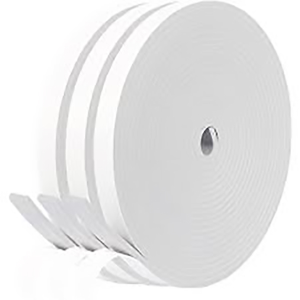 BANDE ADHESIVE ANTI COURANT D AIR EN MOUSSE MM15X8M BLANC