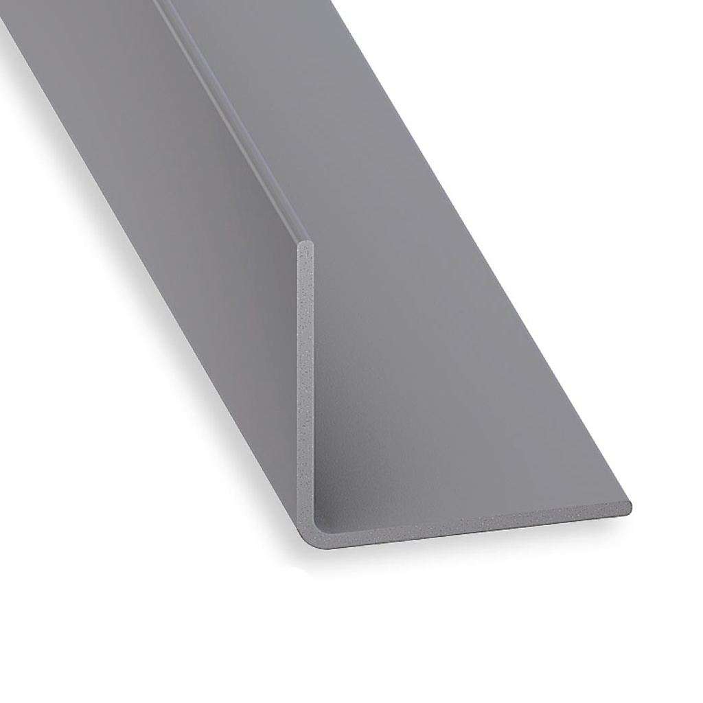CORNIERE PVC GRIS ALU 20X20-1M