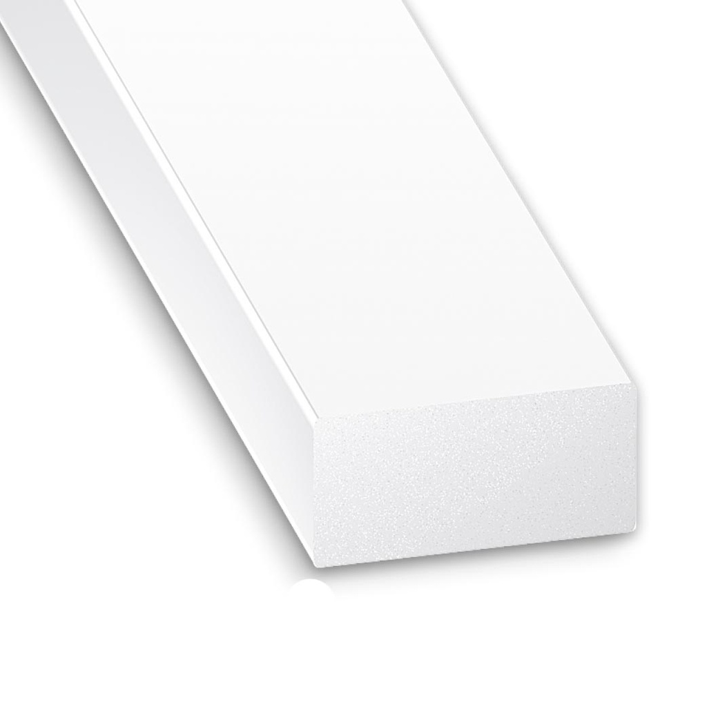 RECTANGLE PVC BLANC 4X10-1 M
