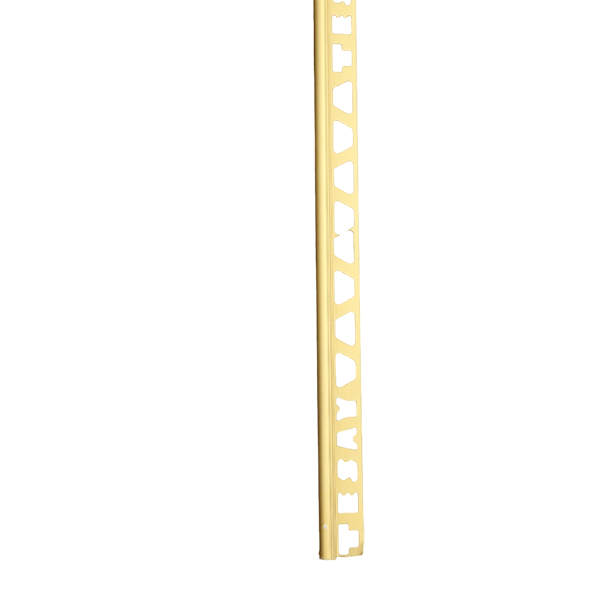 PROFILE DE NEZ D ESCALIER "Ç" EN ALUMINIUM ANODISE MAT 10MM_ OR MAT