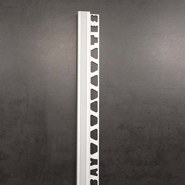PROFILE DE NEZ D ESCALIER EN ALUMINIUM 10MM/2,50ML BARRE_ MATT CHROME