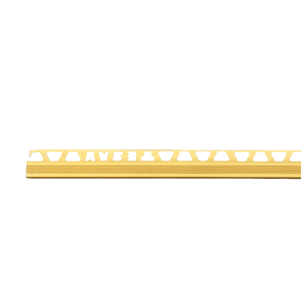 PROFILE DE NEZ D ESCALIER EN ALUMINIUM 10MM/2,50ML BARRE _ OR MAT