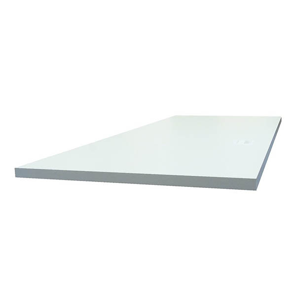 TABLETTE MELAMINE BLANC 4 CHANTS 800X200X18MM