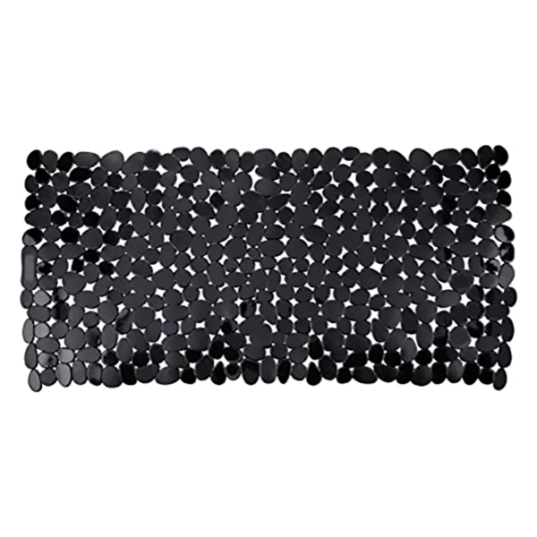 TAPIS ANTIDERAPANT POUR BAIGNOIRE PARADISE NOIR 71X36 CM
