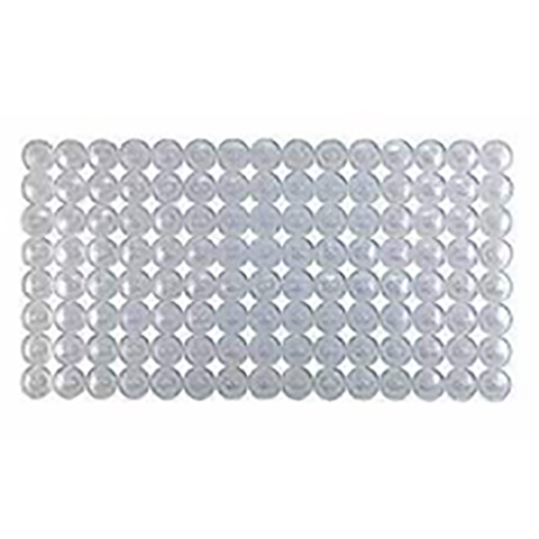 TAPIS DE BAIN BELEM TRANSPARENT 67,5X36CM