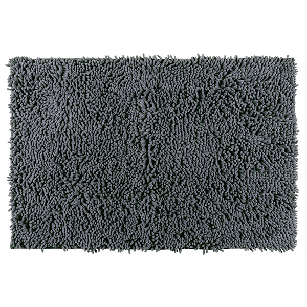 ALLSTAR TAPIS DE BAIN CHENILLE 50X80CM GRIS ANTHRACITE