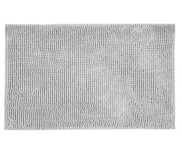 ALLSTAR TAPIS DE BAIN CHENILLE 50X80CM GRIS CLAIR