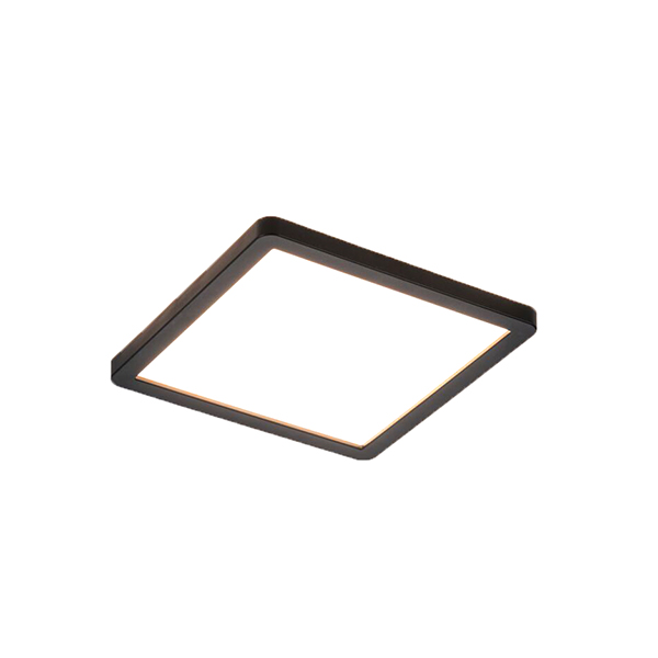PANNEAU ATRIA SHINE 11,2W 3000K 190X190 NOIR PLASTIQUE