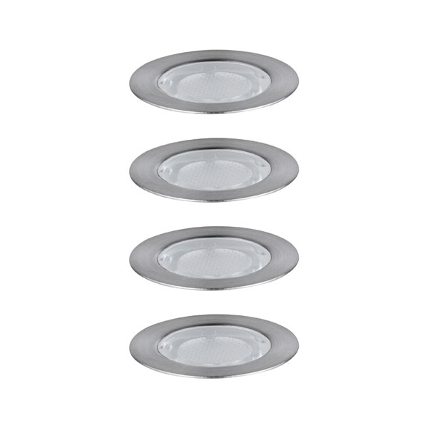 KIT ENCASTRE DE SOL EXTERIEUR LINK&amp;LIGHT 4X0,8W 12V IP67