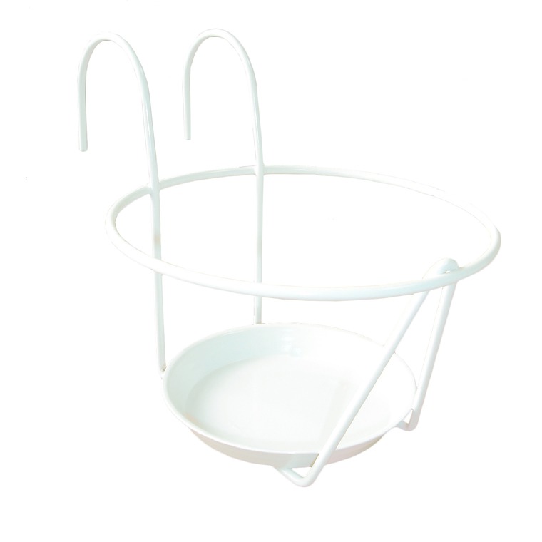 PORTE POT SOUCOUPE 25 CM BLANC