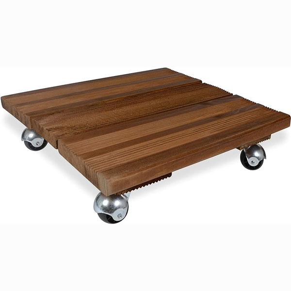 ROULE PLANTES BOIS CARRE 40X40