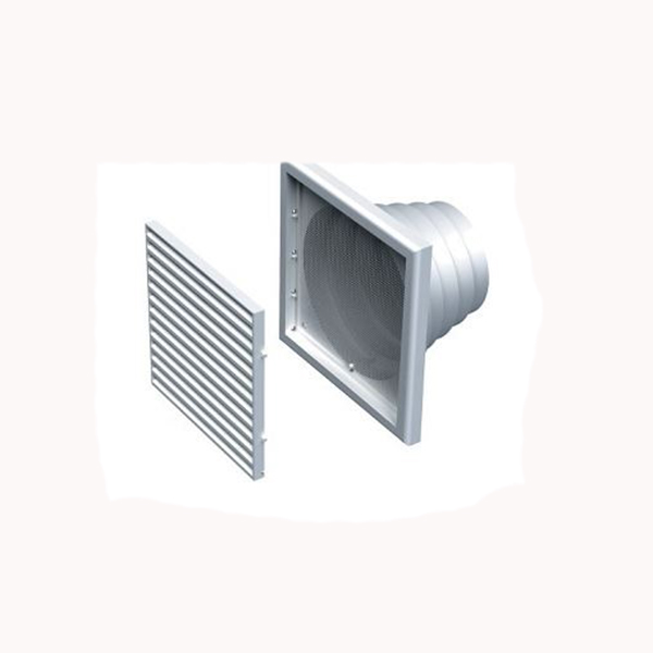 GRILLE PLASTIQUE 186X186MM