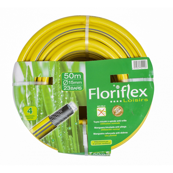 TUYAU FLORIFLEX 4 COUCHES 19X50M JARDILAND