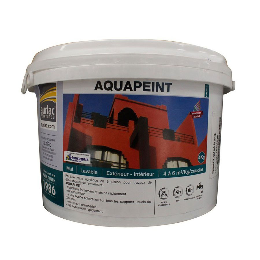 AQUAPEINT VANILLE 4KG(MTAN)