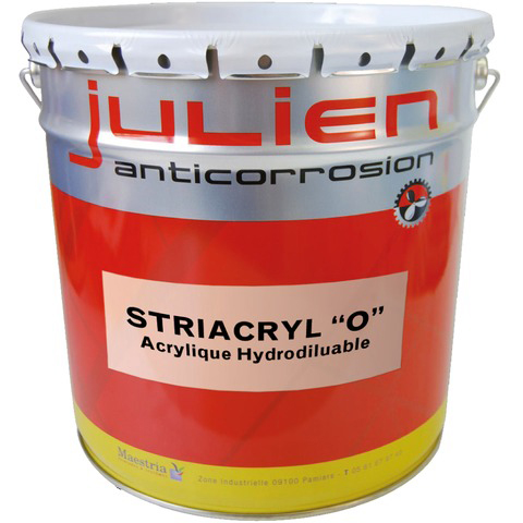 STRIACRYL O NOIR RAL 9005 EN 15L