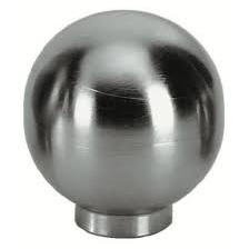 2 BOUTONS DE MEUBLE BOULE ZMK INOX D20 VSPN