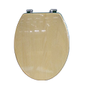 ABATTANT UNIVERSAL EN RESINE, CHARNIERES METALLIQUES MARMOGRIGIO