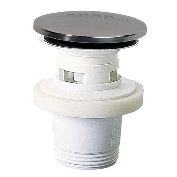 QUICK CLAC BONDE DE LAVABO SANS TROP PLEIN CHROMEE