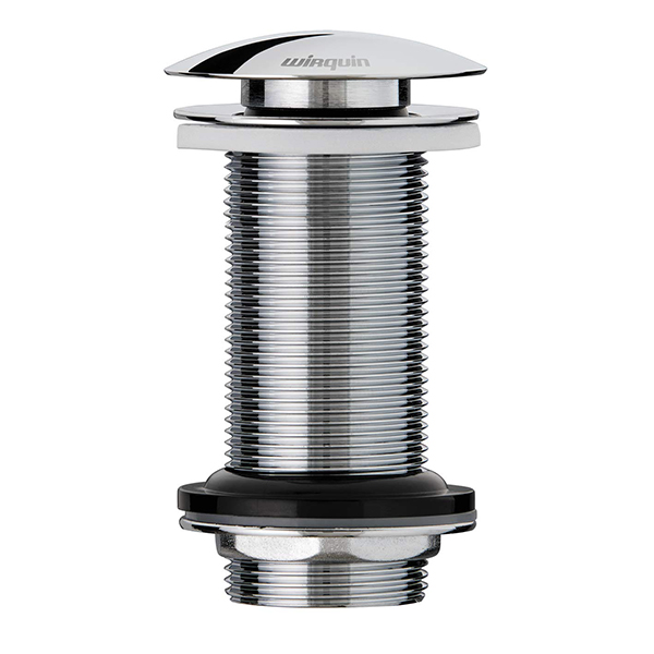 BONDE LAVABO LAITON QUICK CLAC 100MM SANS TROP PLEIN
