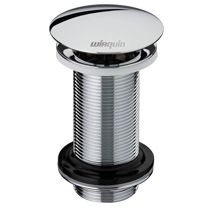 BONDE LAVABO LAITON DOME FIXE 100MM SANS TROP PLEIN