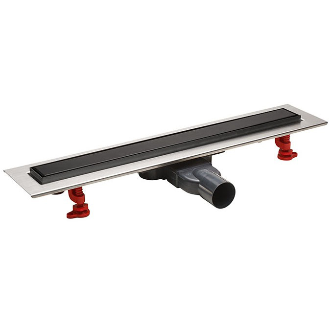 SIPHON DOUCHE à l'italienne VENISIO SLIM 50 BLACK TOUCH
