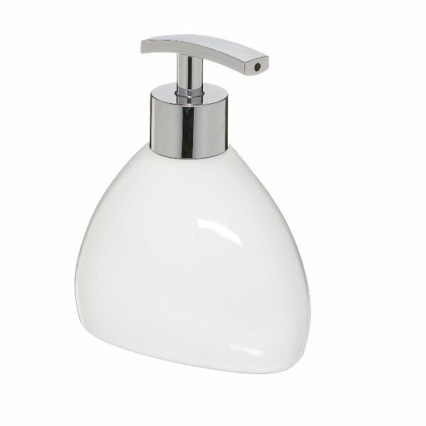 DISTRIBUTEUR SAVON BLANC