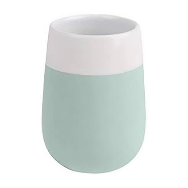 GOBELET EN CERAMIQUE MALTA MENTHE/BLANC