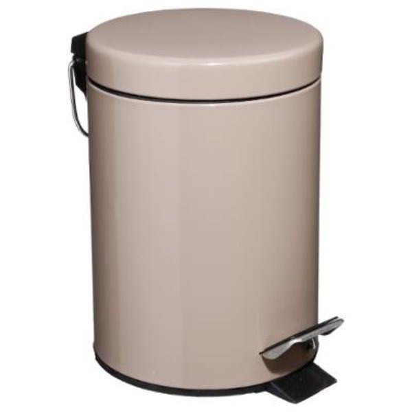 POUBELLE METAL 3L TAUPE