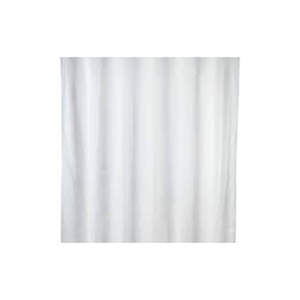 RIDEAU DE DOUCHE 120X200 BLANC POLYESTER